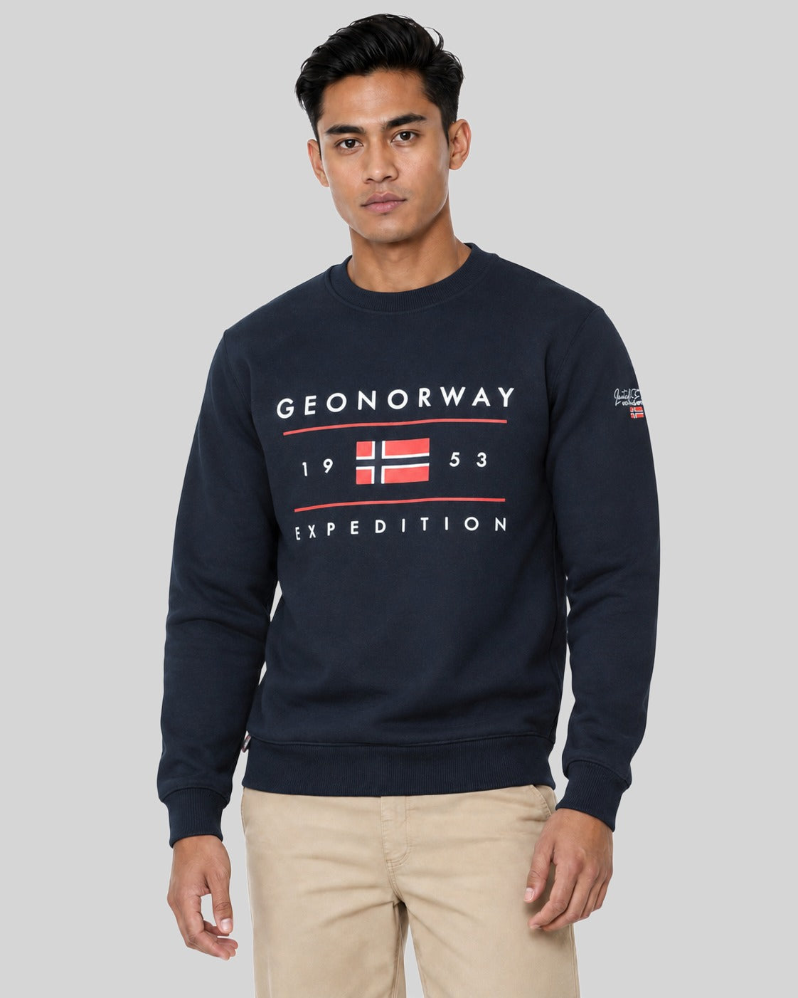 geographical-norway-gezolo-hoodie-marine-herren-kapuzenpulli image 1