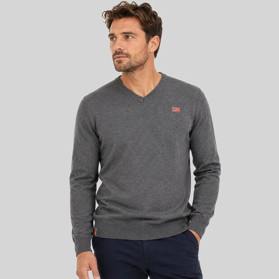 geographical-norway-felin-pullover-herren-schwarz-rundhals image 1
