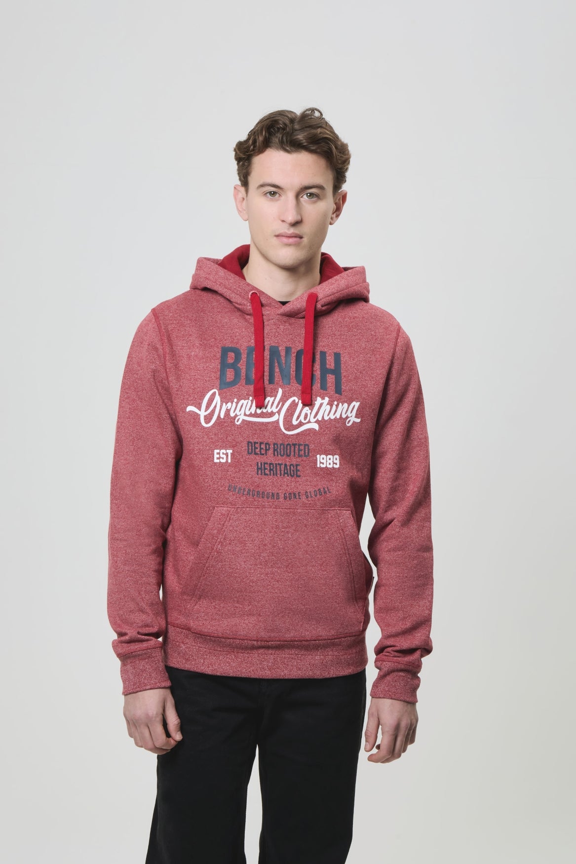 bench-darnley-herren-hoodie-schwarz-slim-fit image 2