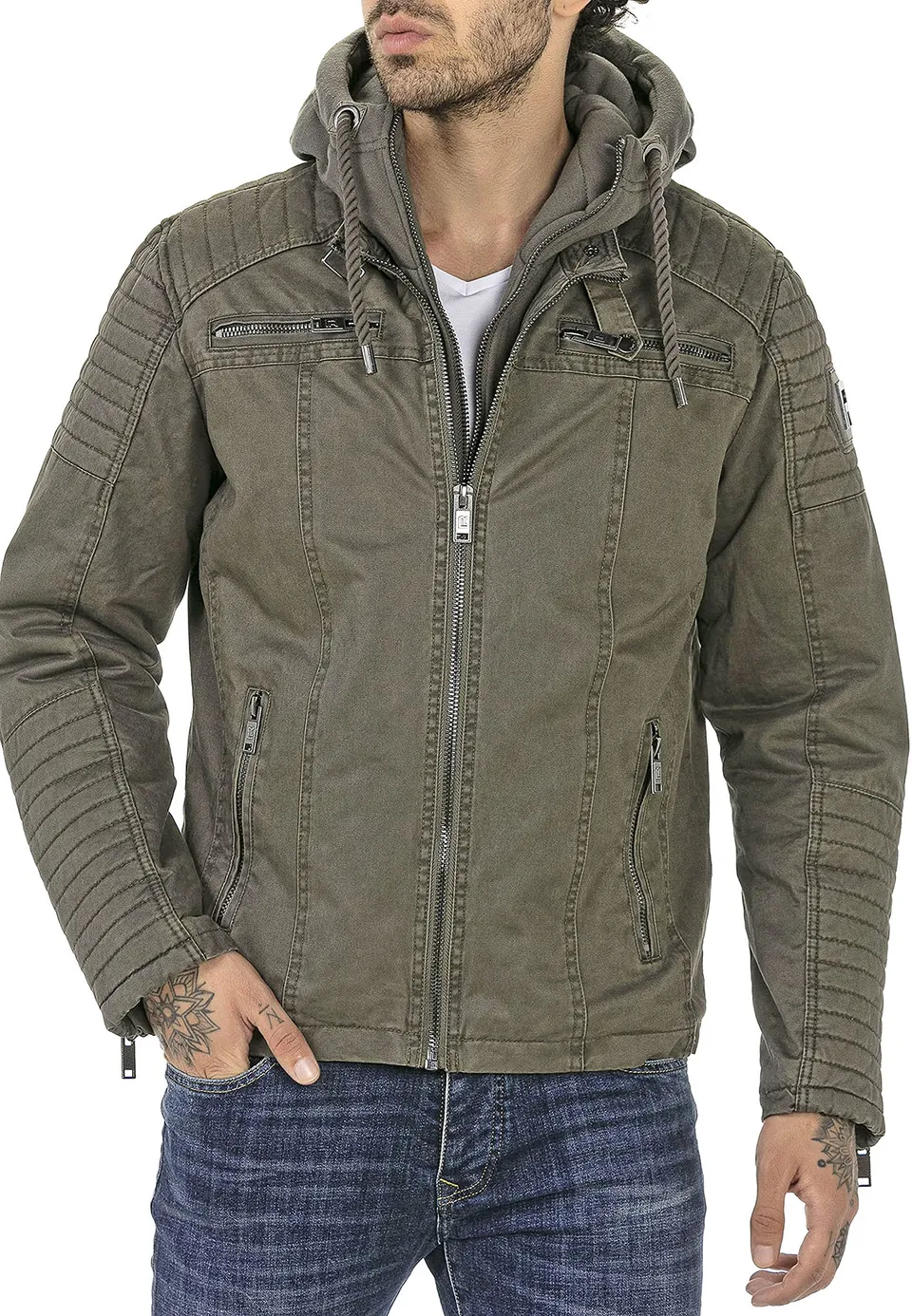redbridge-oberbekleidung-jacke-winterjacke-kapuze-5xl-schwarz image 1