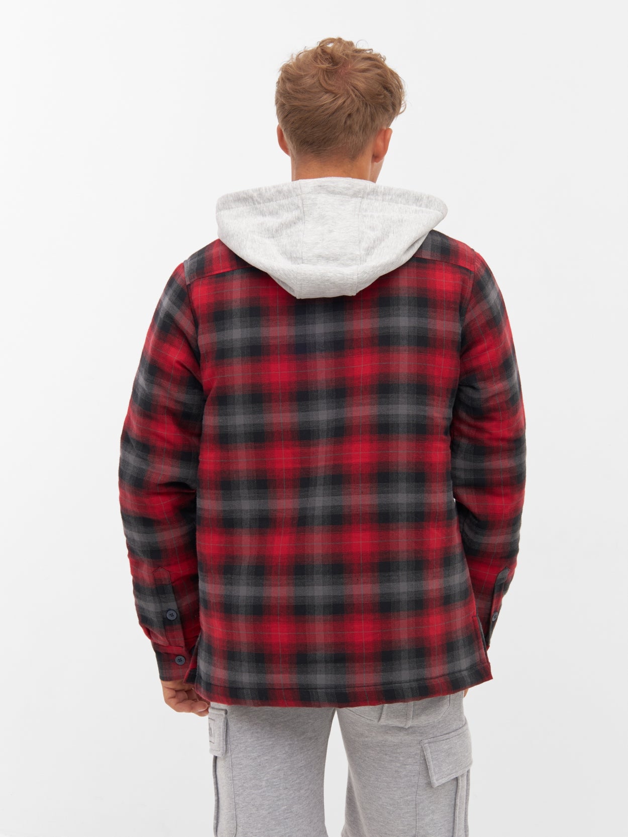 bench-sheppard-herren-karohemd-navy-check-flanell image 3