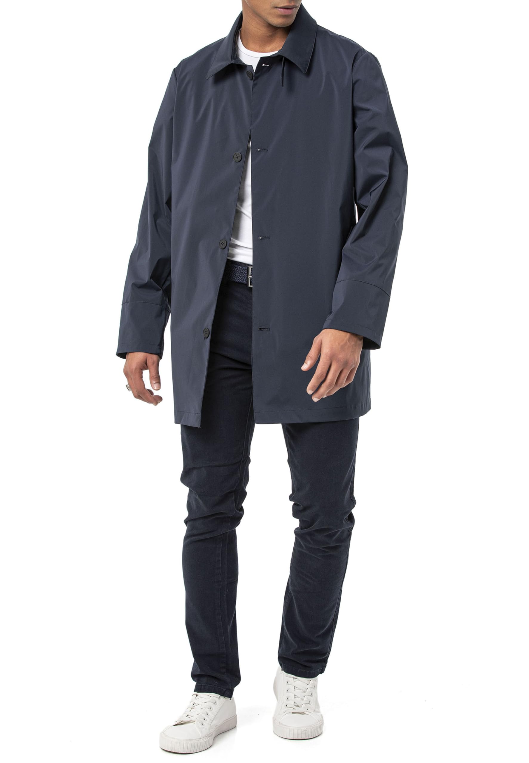redbridge-trenchcoat-herren-bergangsjacke-lang-navy-blau-l image 5