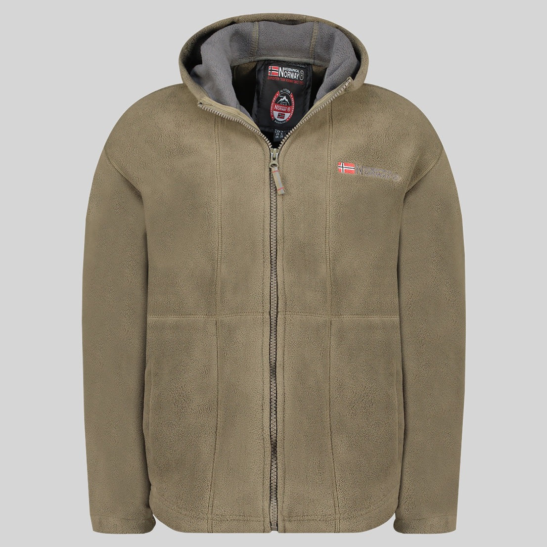 geographical-norway-torleon-hood-herren-fleecejacke-kapuze image 3