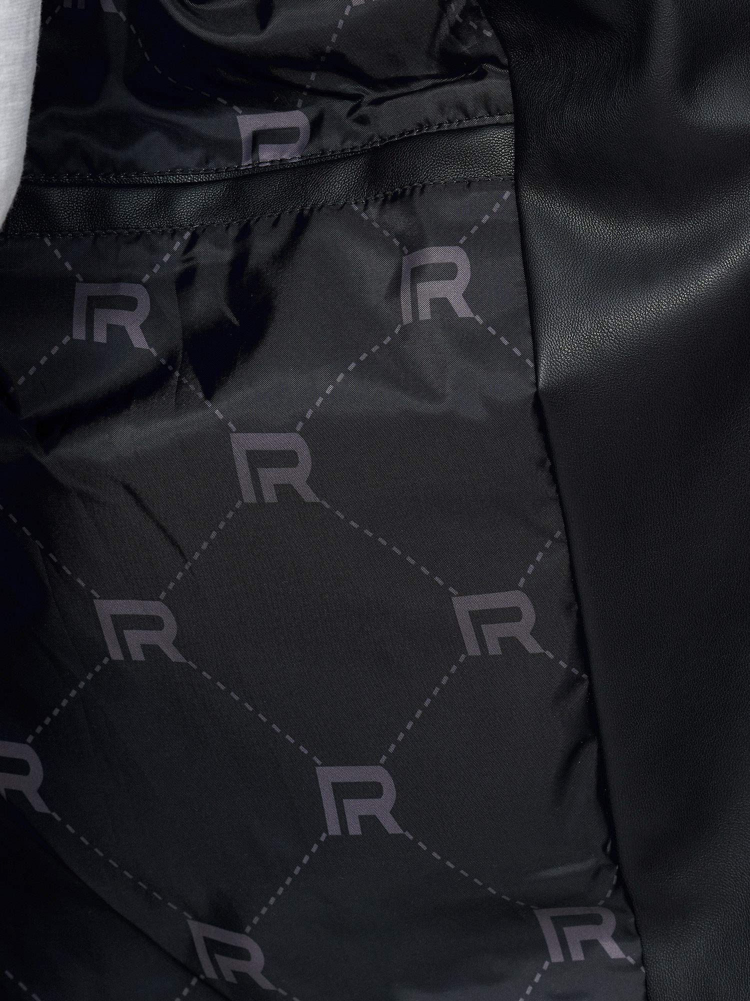 redbridge-m6072-bikerjacke-kunstleder-herren-xxl-schwarz-g-rtel image 7