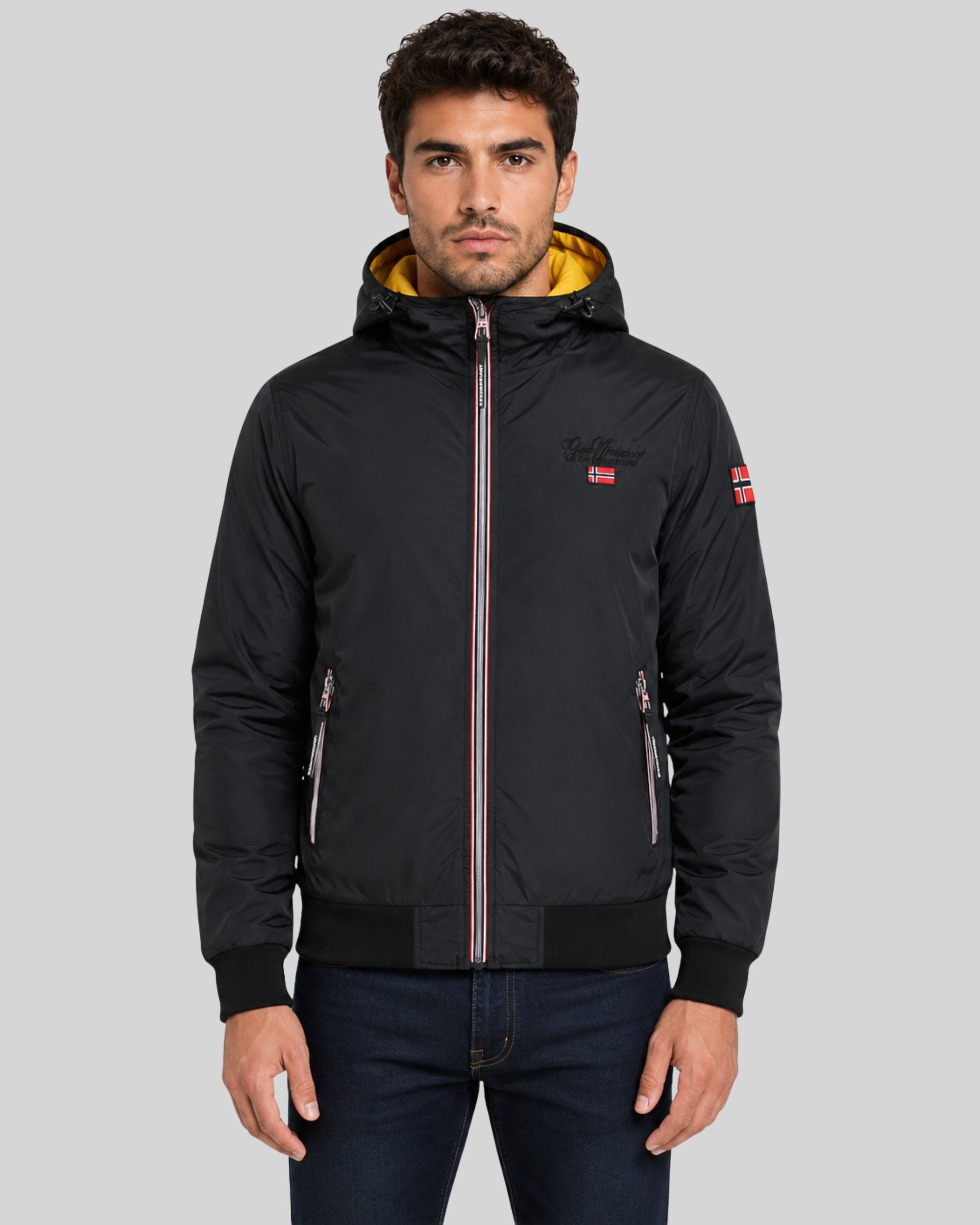 geographical-norway-arrivial-herren-wendejacke-kaki-leicht image 8