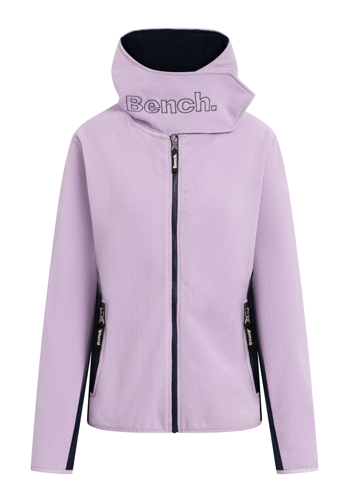 bench-loja-fleecejacke-damen-lilac-breeze-polyester-kapuze image 1