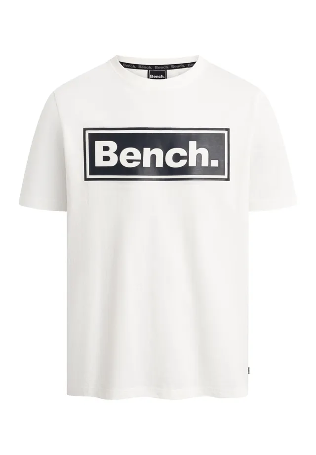 bench-madrid-herren-t-shirt-snow-white-logoprint-baumwolle image 1