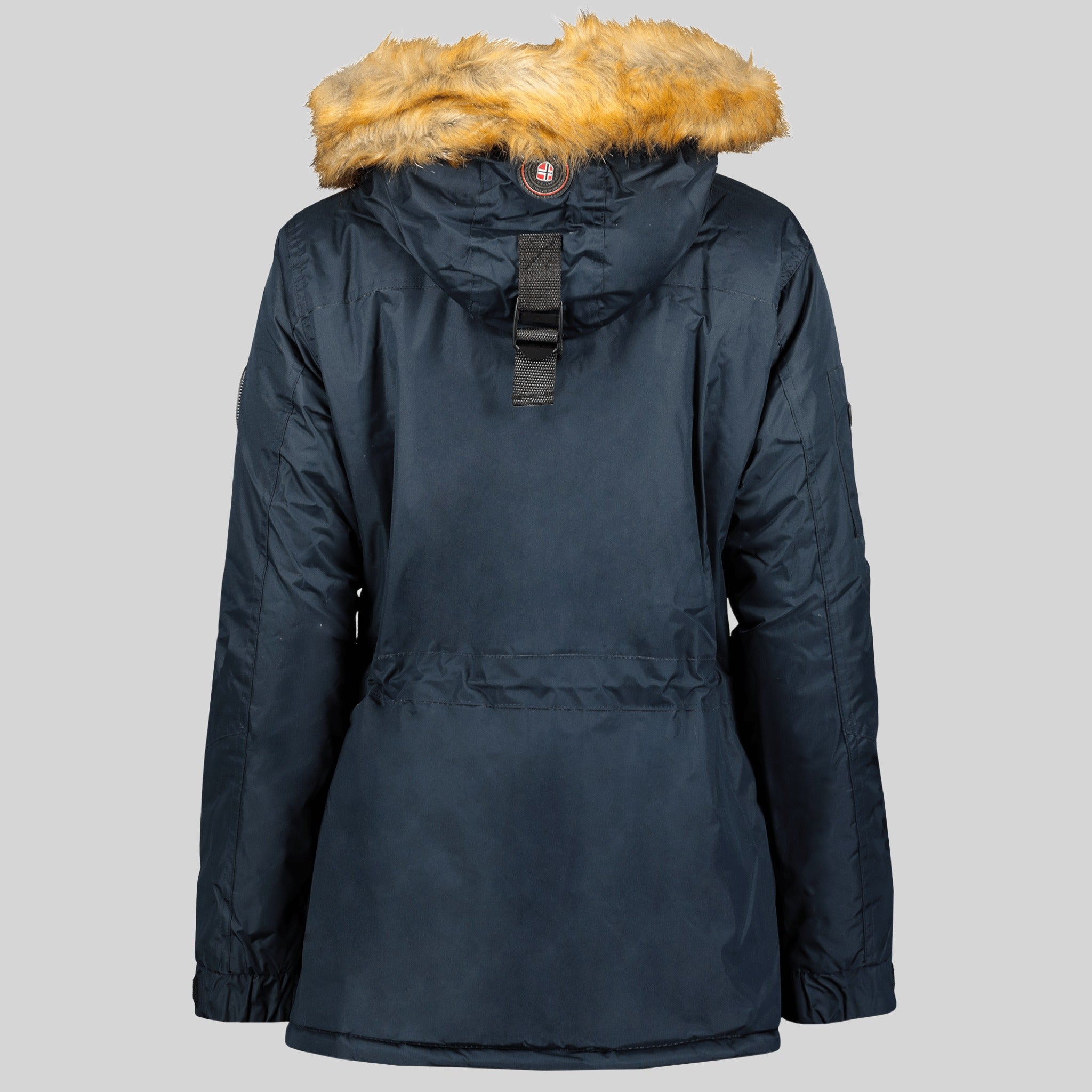 geographical-norway-bulle-parka-schwarz-fell-damen image 6