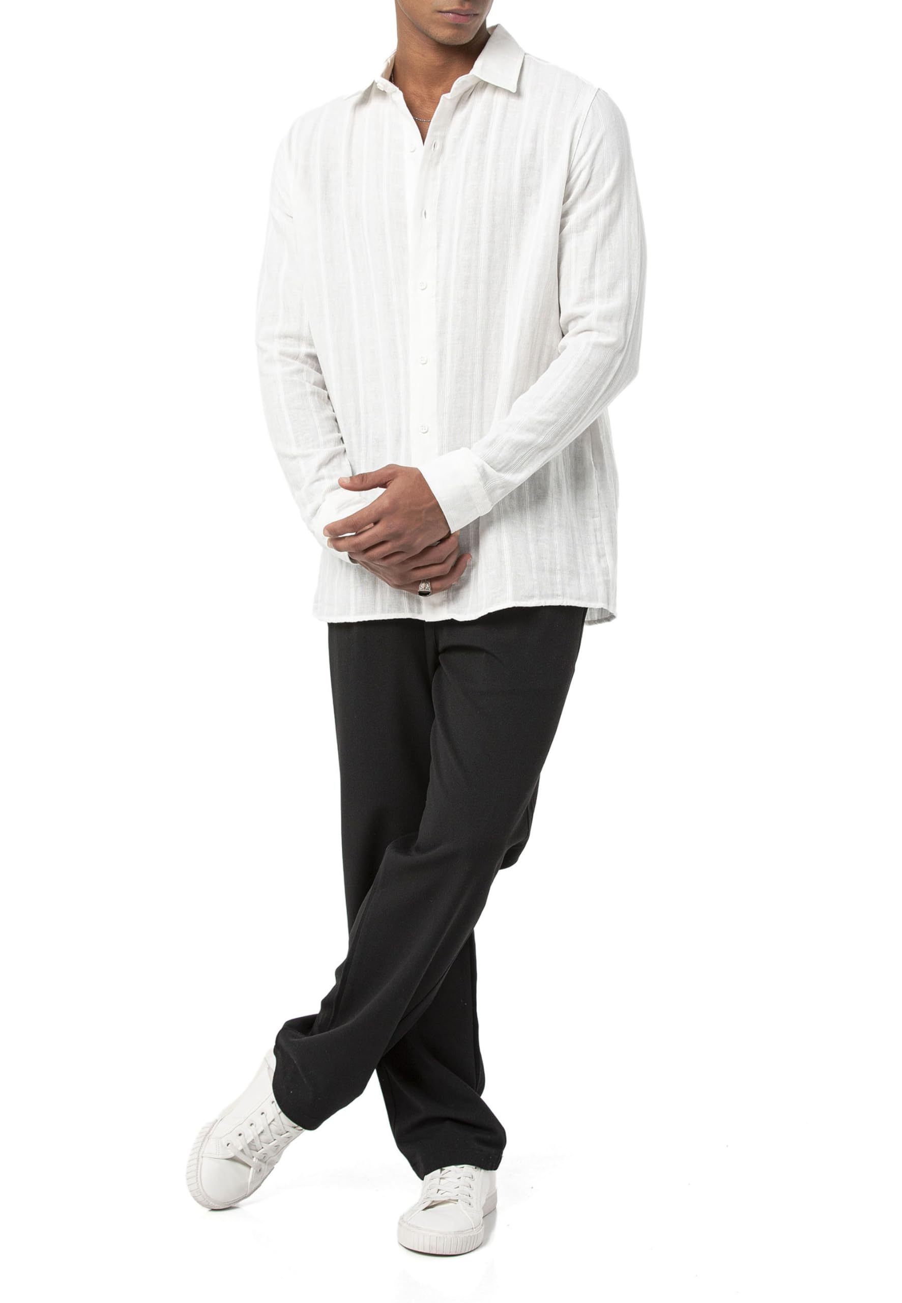 redbridge-premium-hemd-herren-wei-xxl-baumwolle-casual image 2