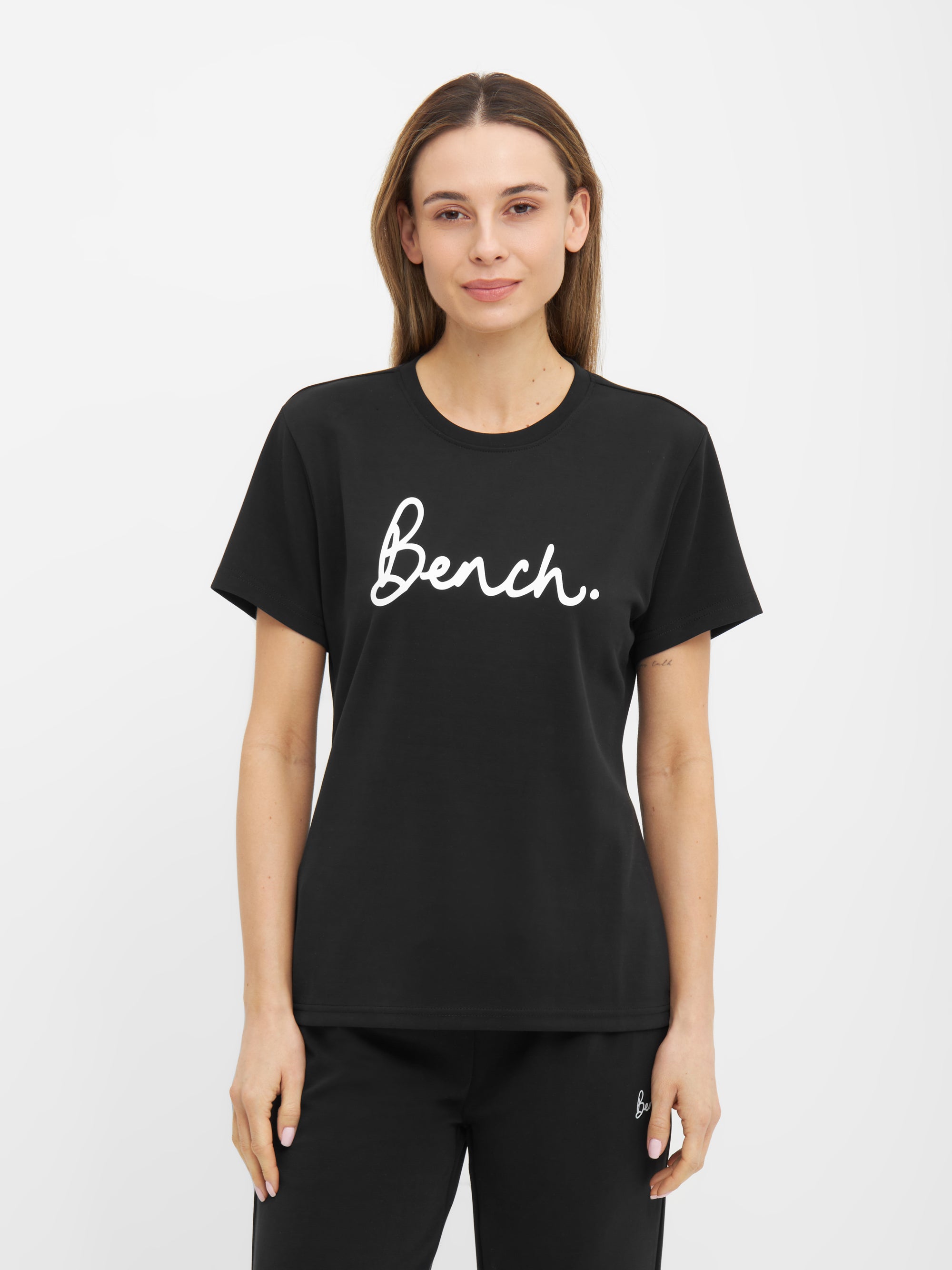 bench-imperia-shirt-t-shirt-damen-schwarz-modal-regular-fit image 2