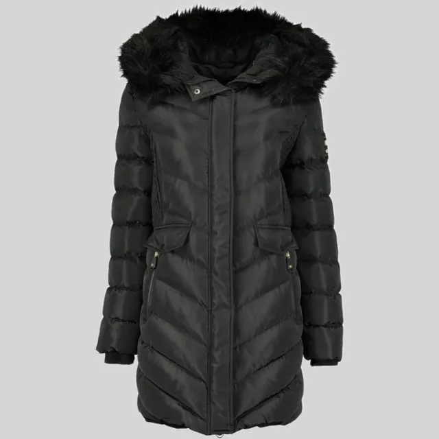 geographical-norway-augustine-long-damen-parka-schwarz-fell image 1