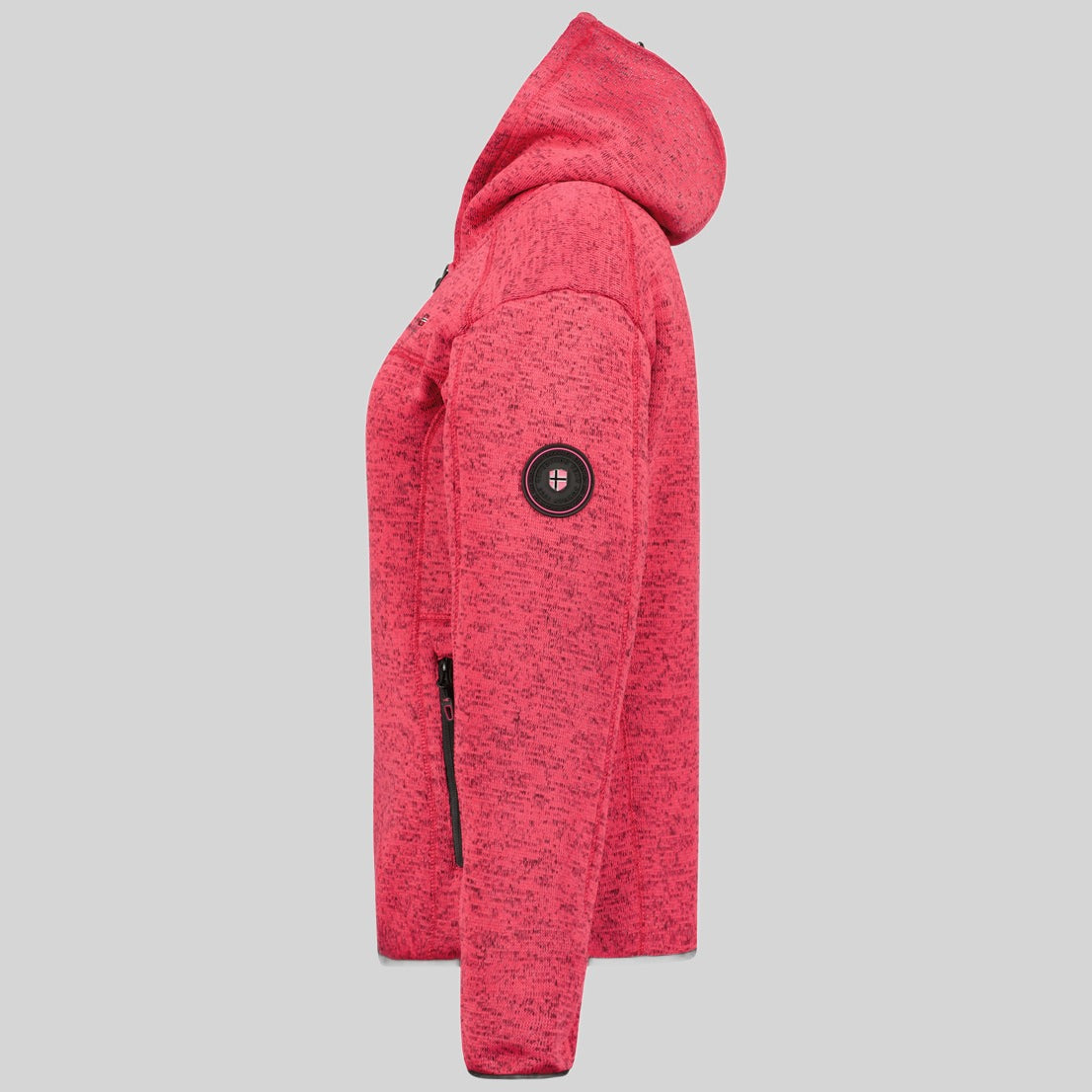 geographical-norway-torche-fleecejacke-damen-schwarz-m-mit-kapuze image 4