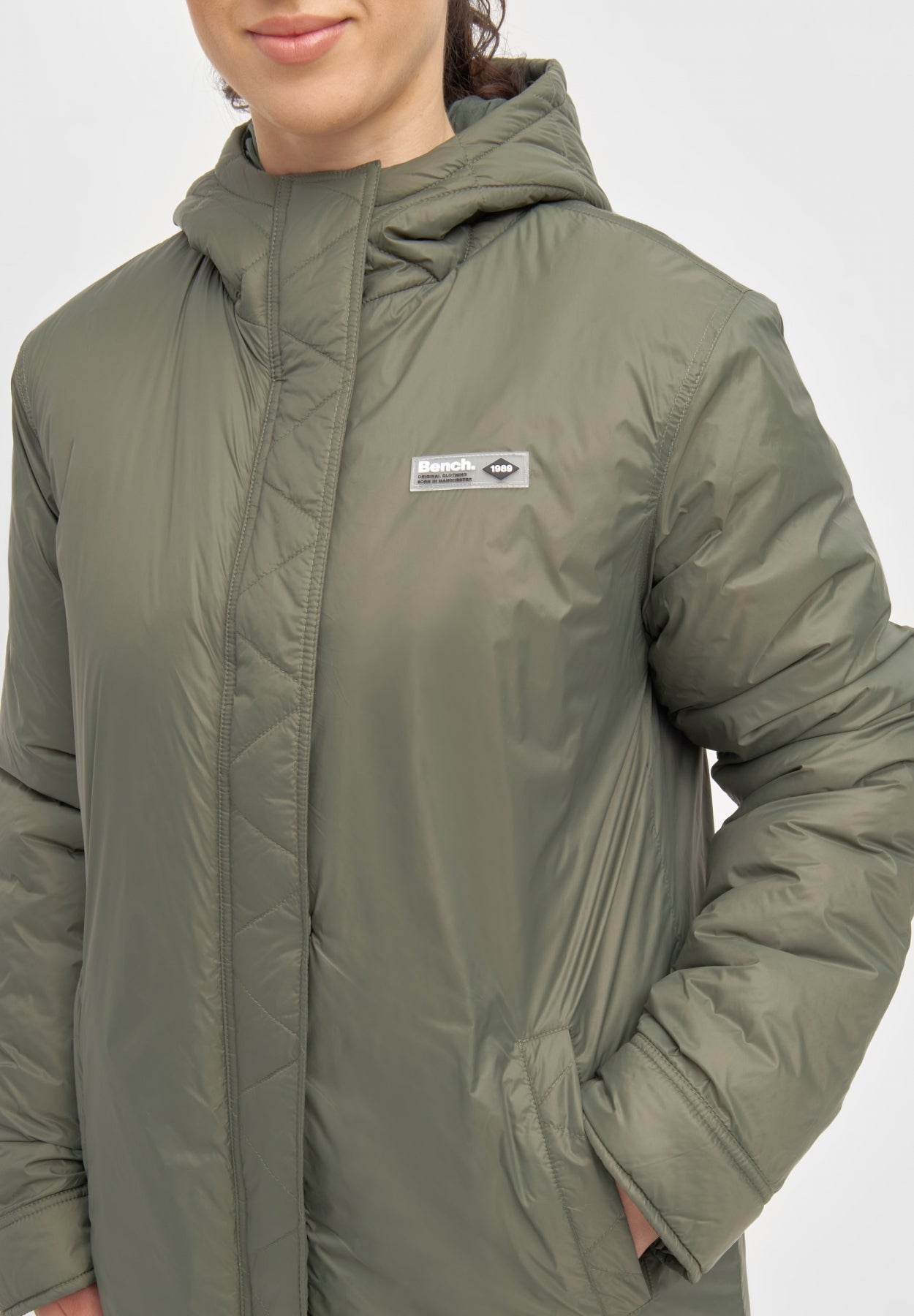 bench-peppi-damen-parka-black-lang-kapuze image 8