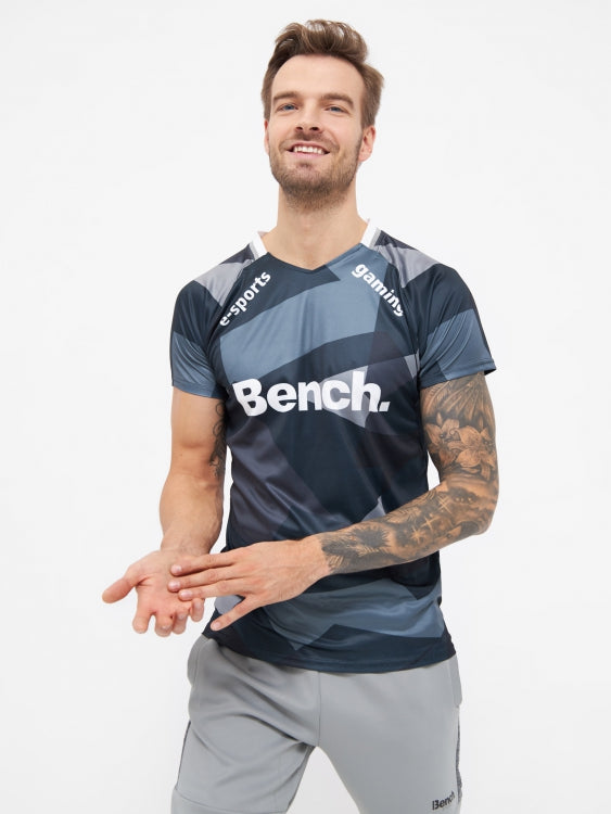 bench-nerf-t-shirt-herren-e-sport-recycelt-schwarz image 2