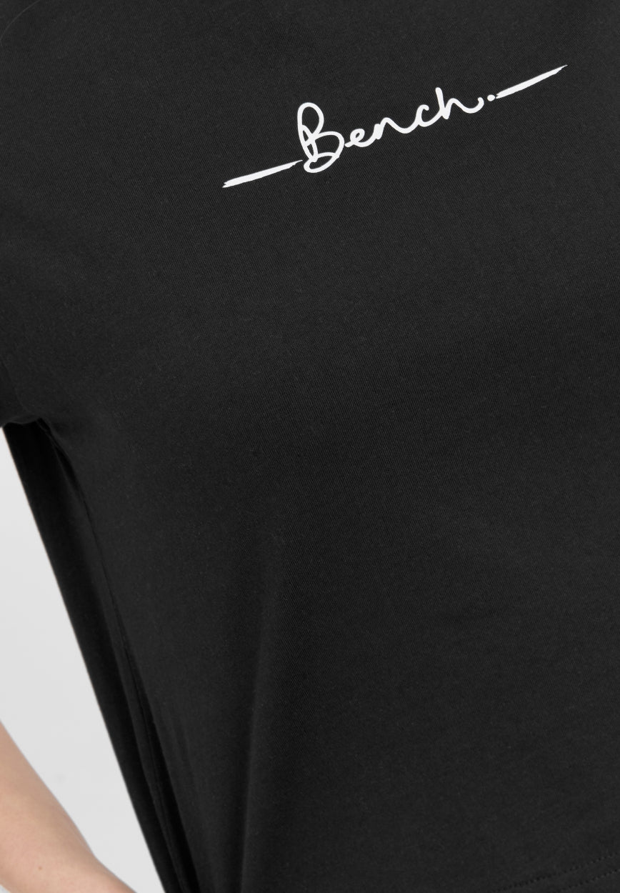 bench-gloria-crop-t-shirt-damen-schwarz-38-oversized image 4