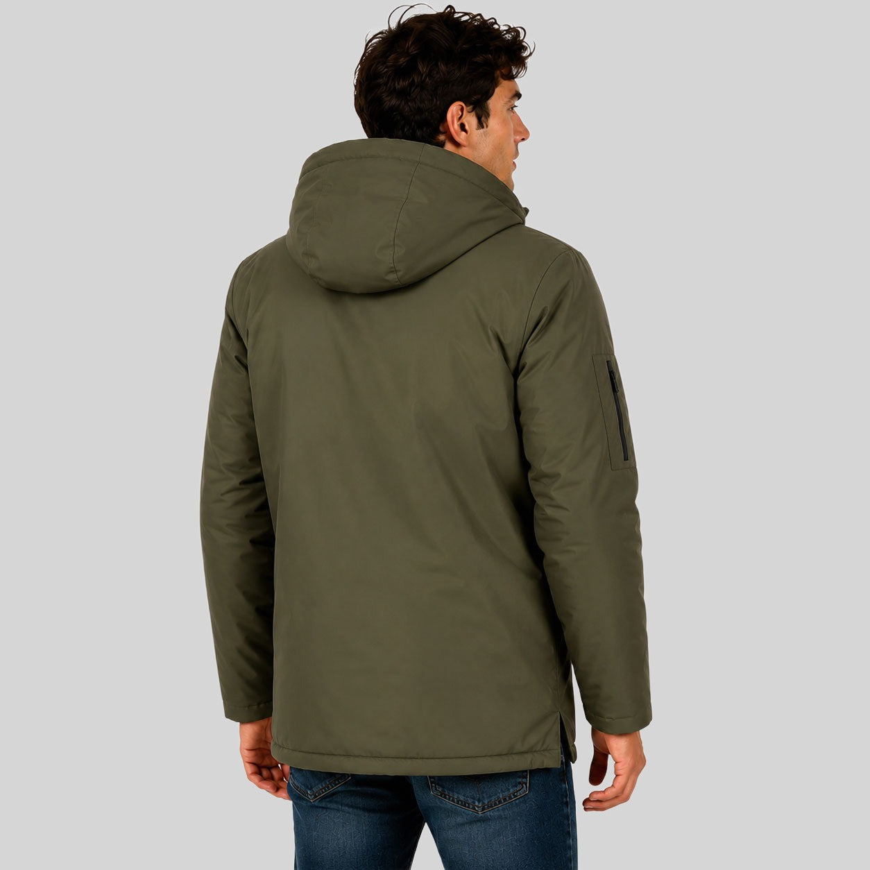 geographical-norway-belier-parka-herren-kaki-warme-winterjacke image 2