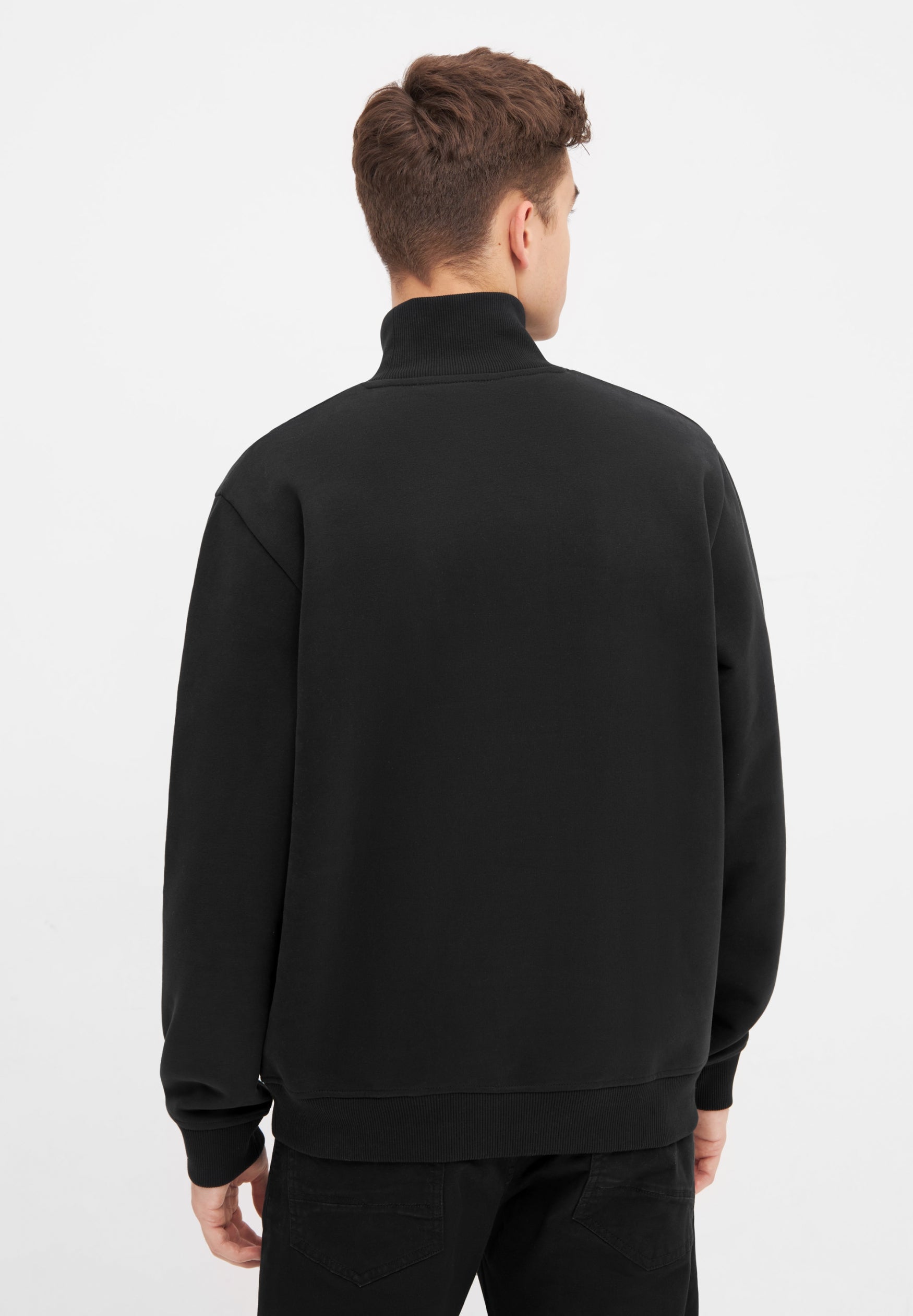 bench-turku-sweatshirt-herren-schwarz-m-50-stehkragen image 3