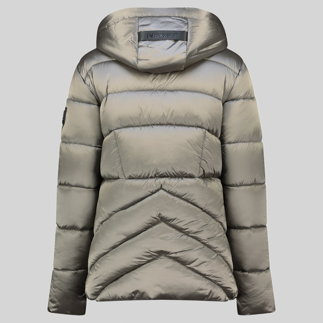 geographical-norway-blanche-short-blouson-hellgrau-winterjacke-kurz image 2