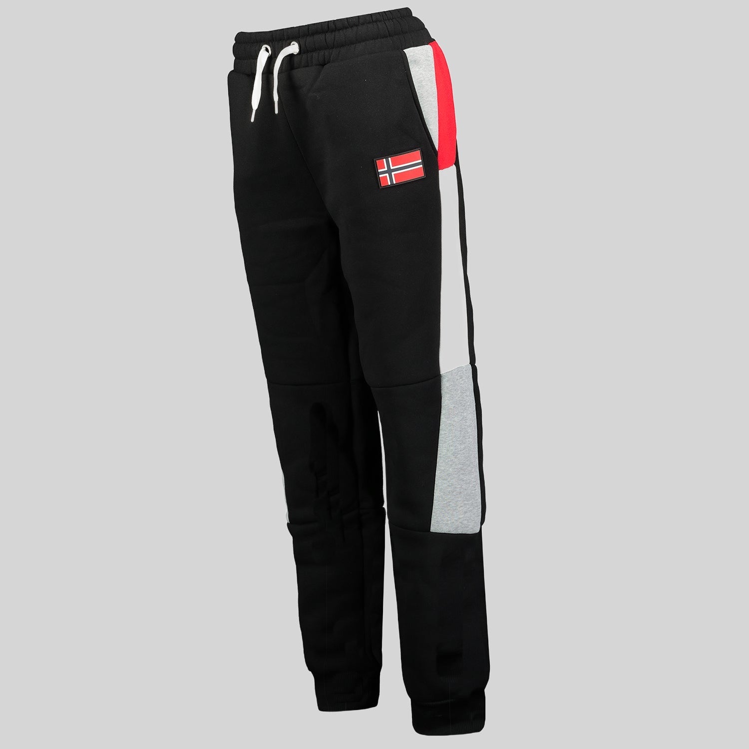 geographical-norway-molem-herren-jogginghose-sweathose-schwarz-mit-streifen image 5