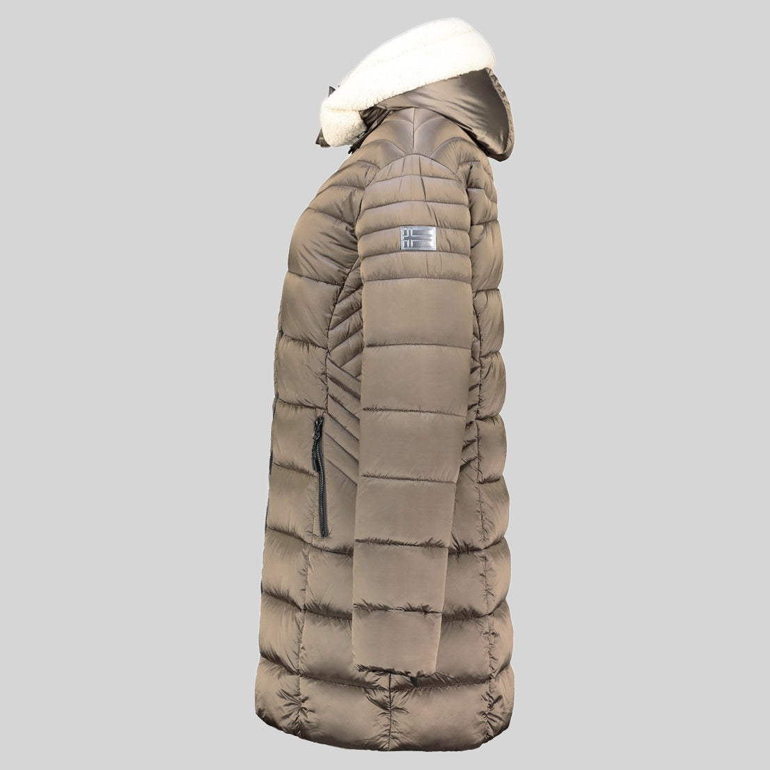 geographical-norway-carenne-parka-damen-taupe-lang-kapuze image 6