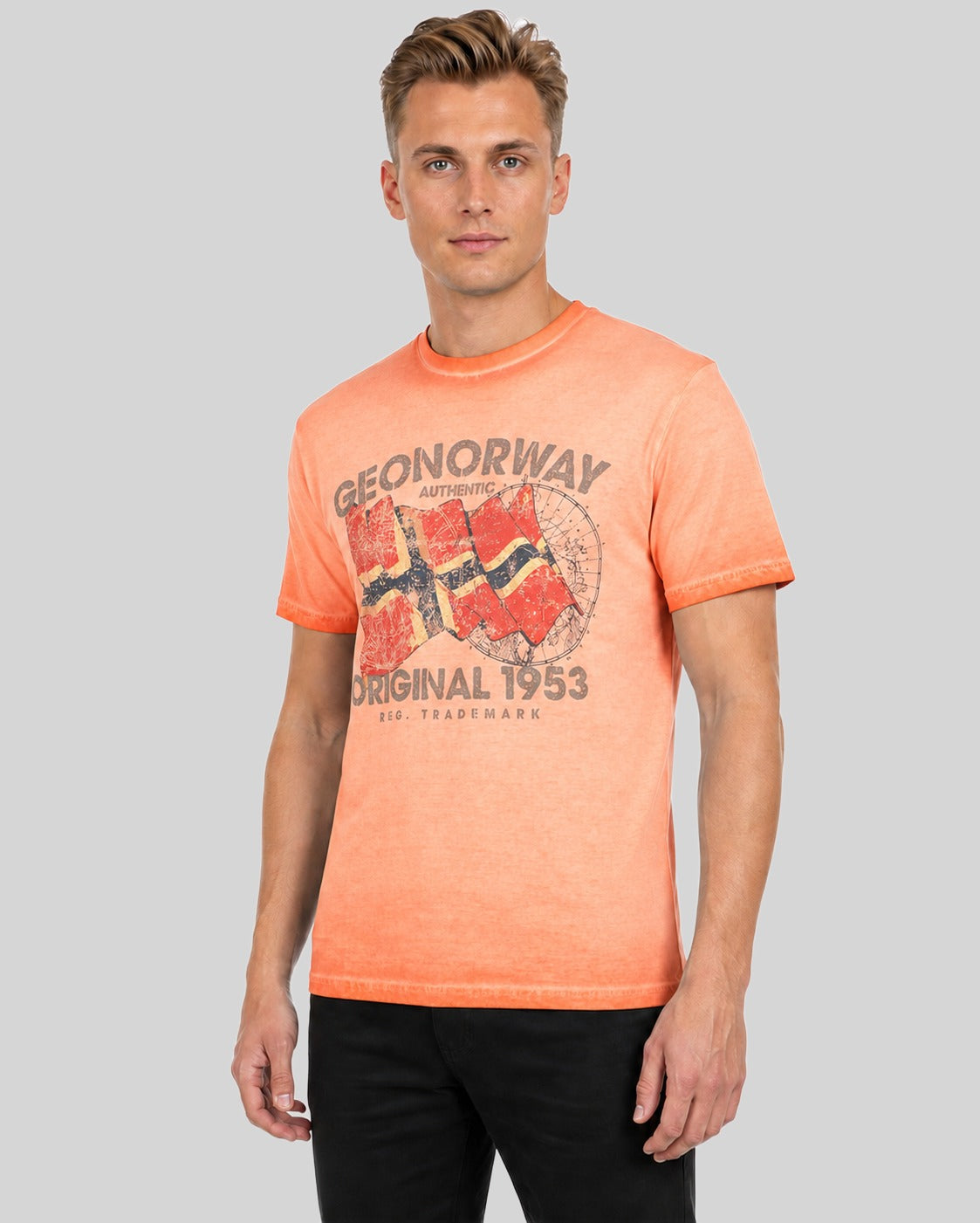 geographical-norway-japoral-herren-t-shirt-blau-kurzarm-rundhals image 5