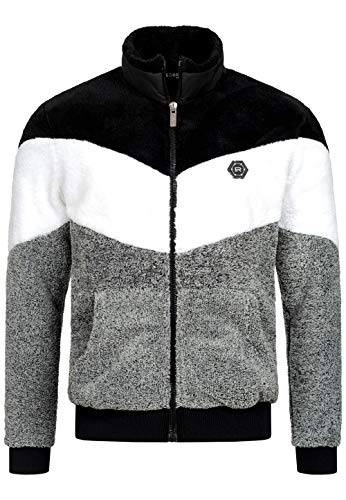 redbridge-arrow-teddyfell-sweatjacke-herren-mit-rei-verschluss image 3
