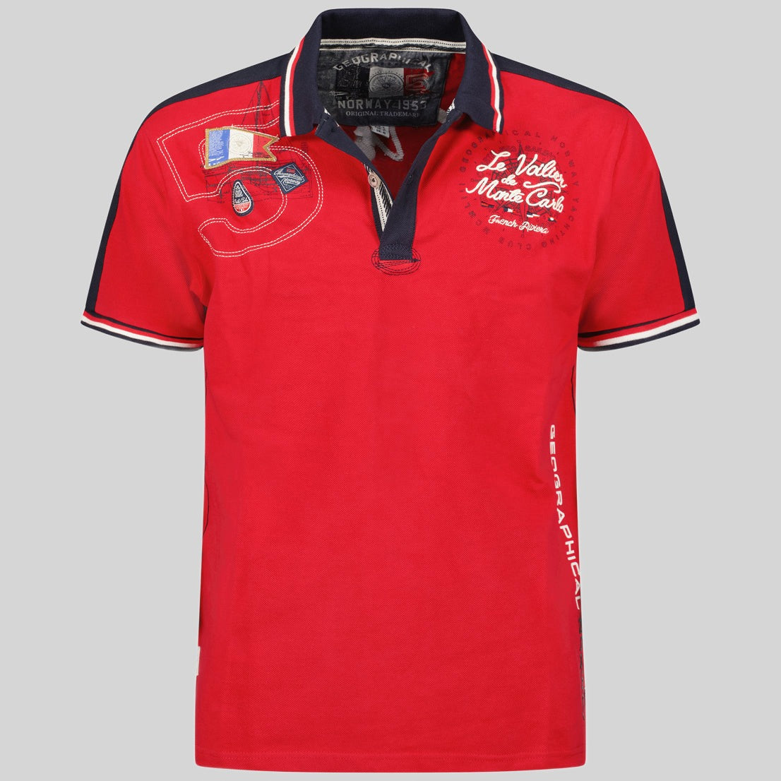 geographical-norway-kalvin-herren-polo-marine-xl-kurzarm image 4