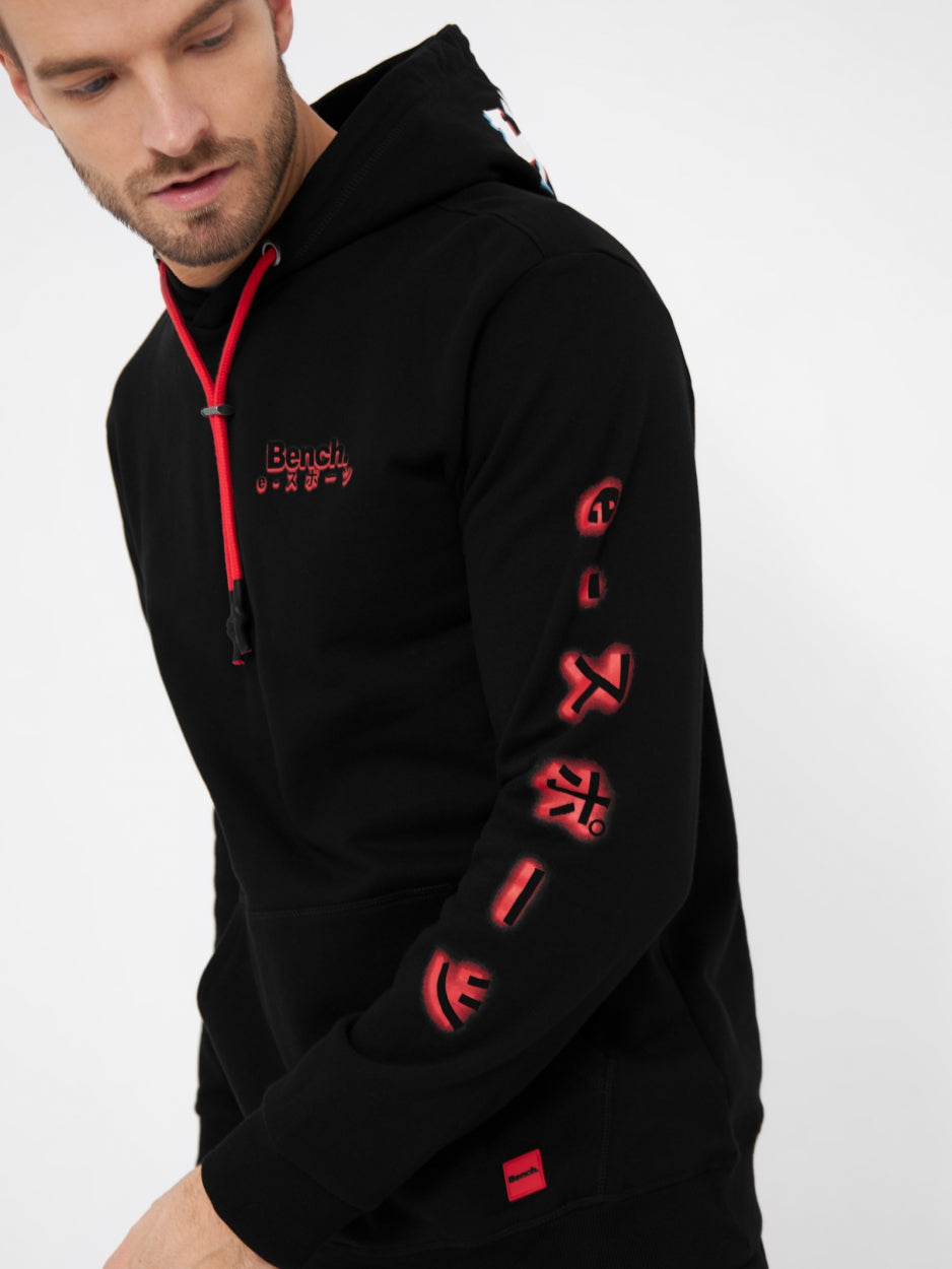 bench-clutch-hoodie-herren-rot-bio-baumwolle-regular-fit image 5