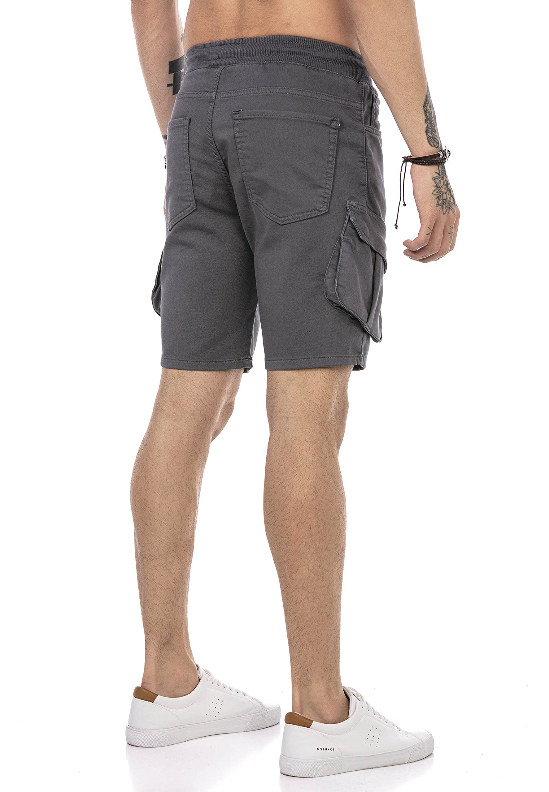 redbridge-shorts-cargoshorts-herren-blau-baumwolle image 4