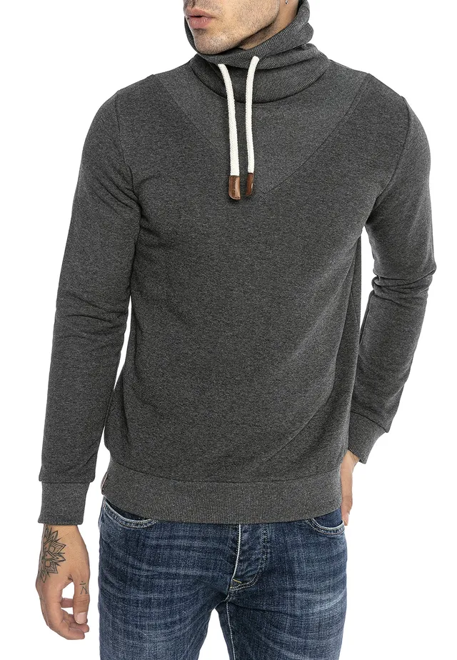 redbridge-pullover-schalkragen-herren-dunkelgrau-gr-m image 1