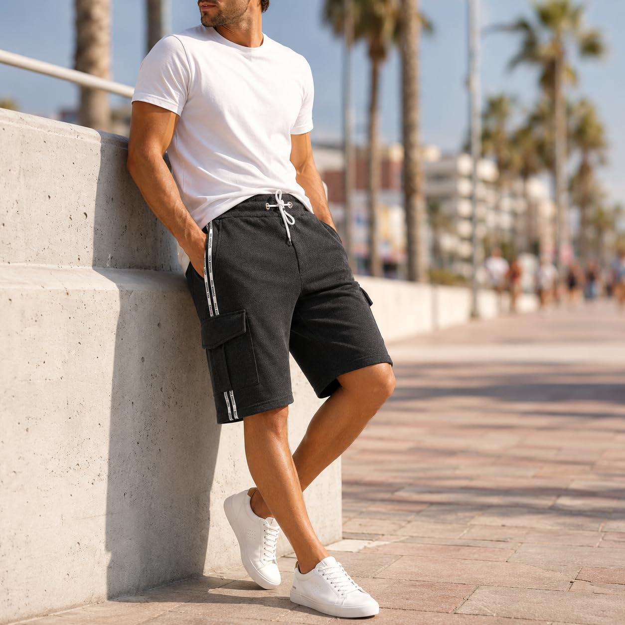 redbridge-cargoshorts-herren-knielang-gr-e-l-taschen image 2