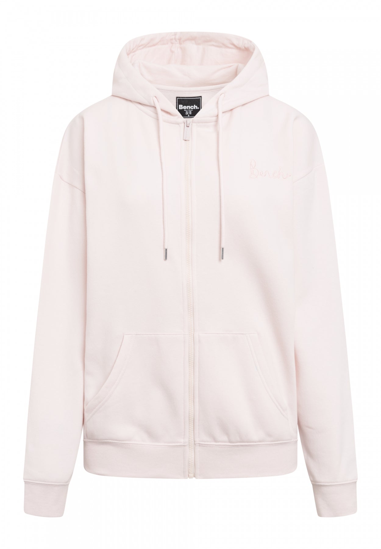 bench-naos-hoodie-damen-kapuzenjacke-rosa-reissverschluss image 1