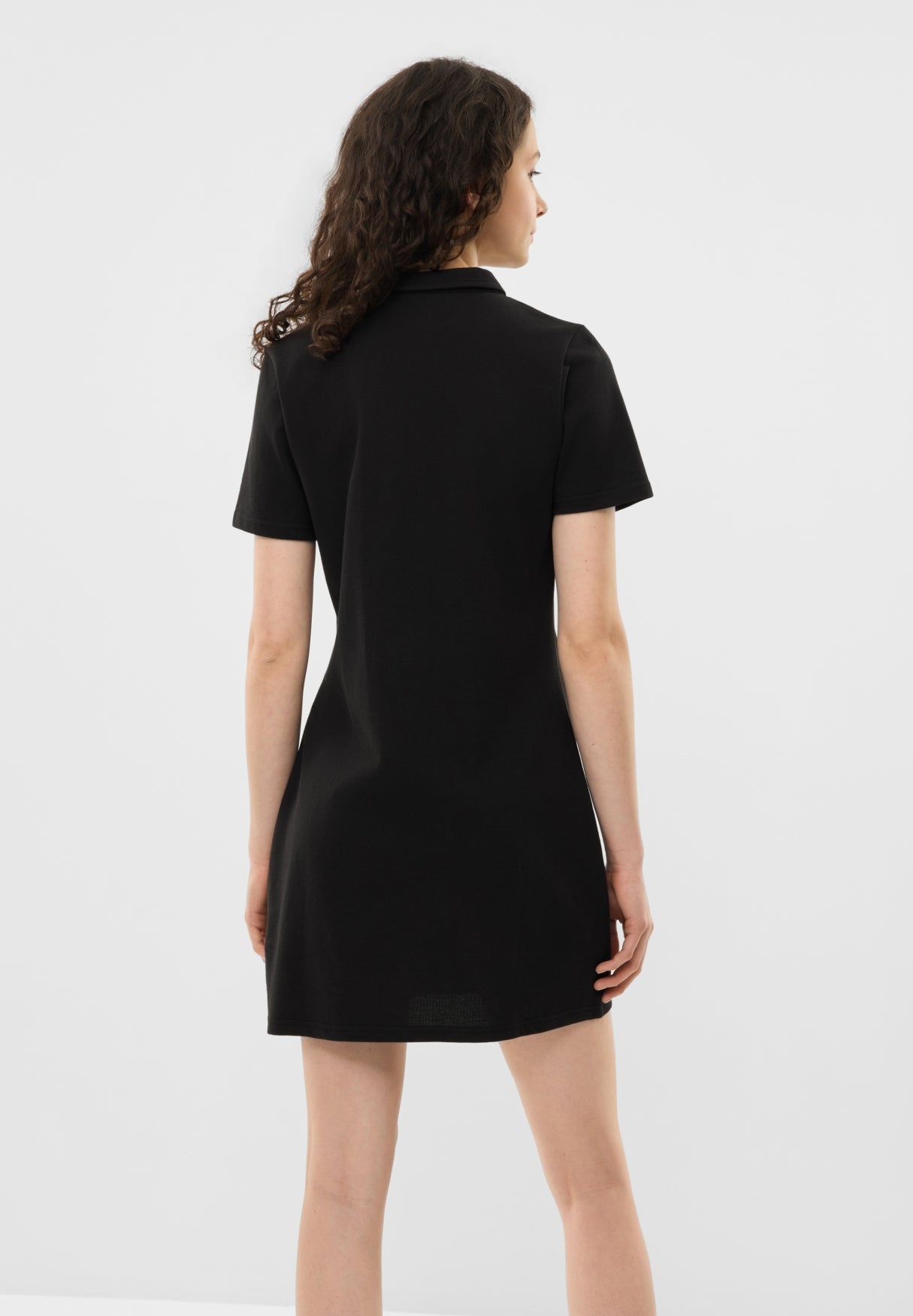 bench-durla-damen-kleid-schwarz-baumwolle-slim-fit image 3