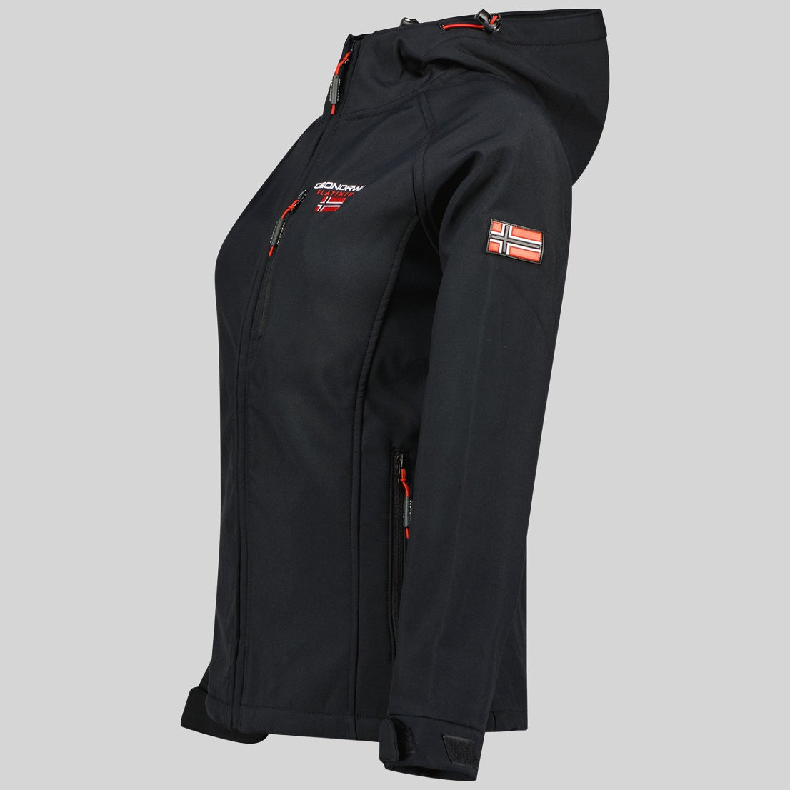 geographical-norway-tacer-damen-softshelljacke-mit-kapuze-schwarz-s image 4