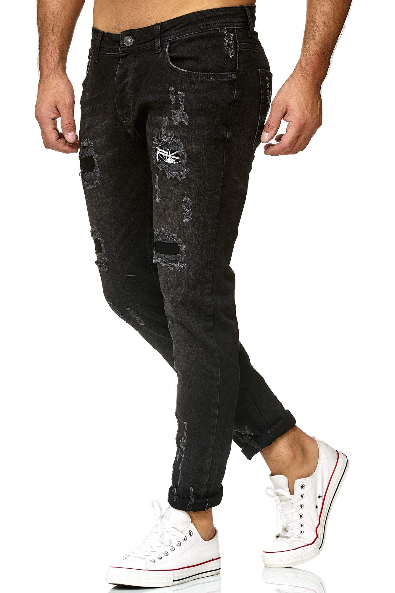 redbridge-m4220-jeans-herren-regular-fit-weapon-choice-ripped image 3