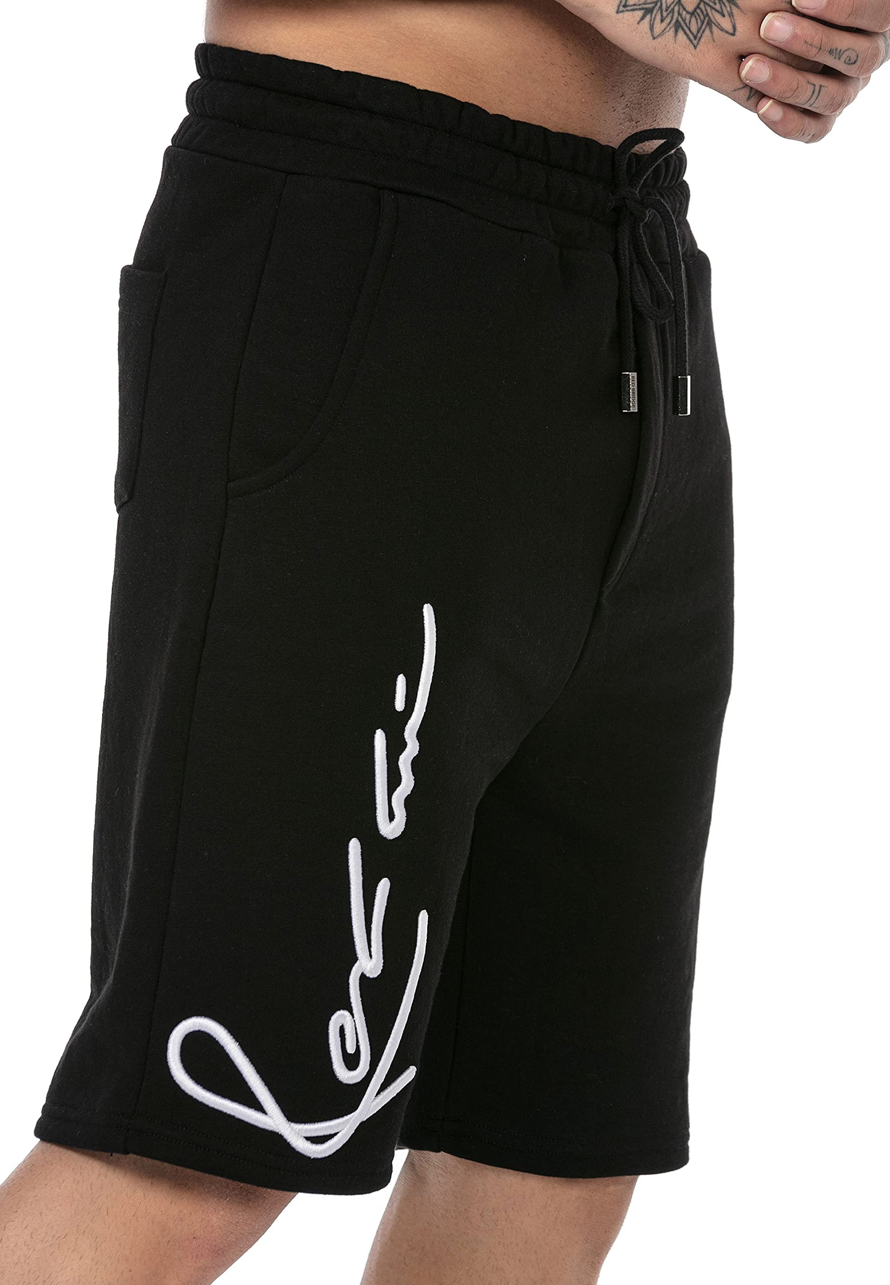 redbridge-sweatshorts-herren-schwarz-baumwolle-l image 2