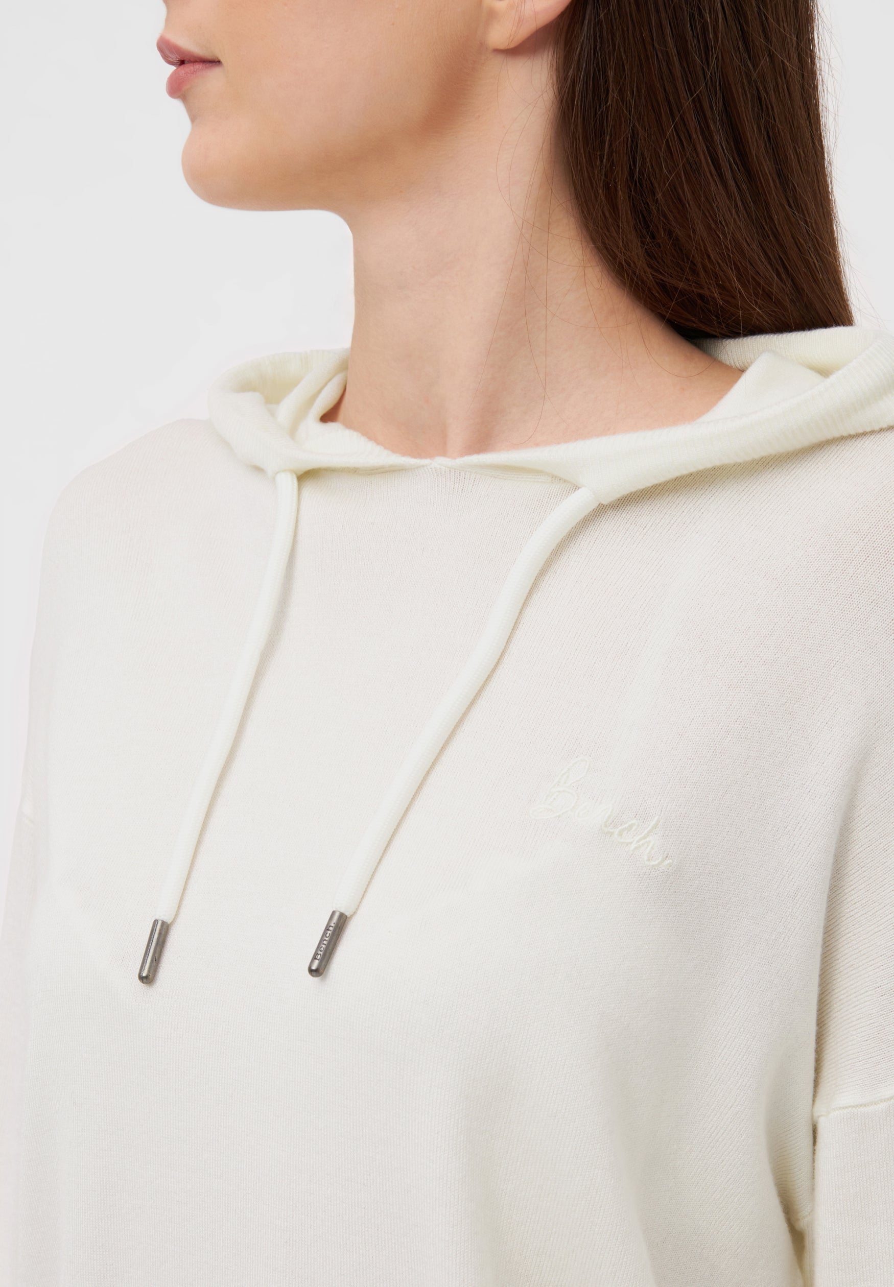 bench-mariel-hoodie-damen-white-alyssum-regular-fit image 4