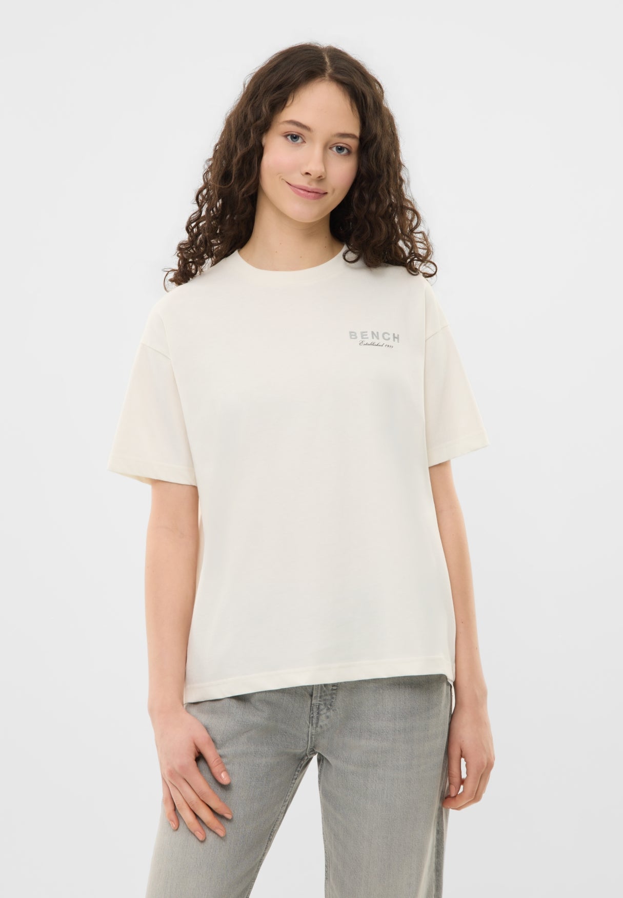 bench-yalo-t-shirt-damen-snow-white-oversized-baumwolle image 3