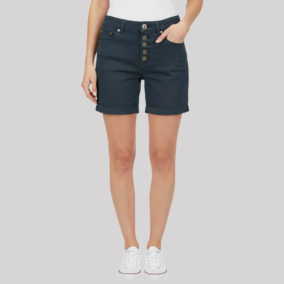 geographical-norway-pisak-damen-shorts-marine-mit-taschen image 1