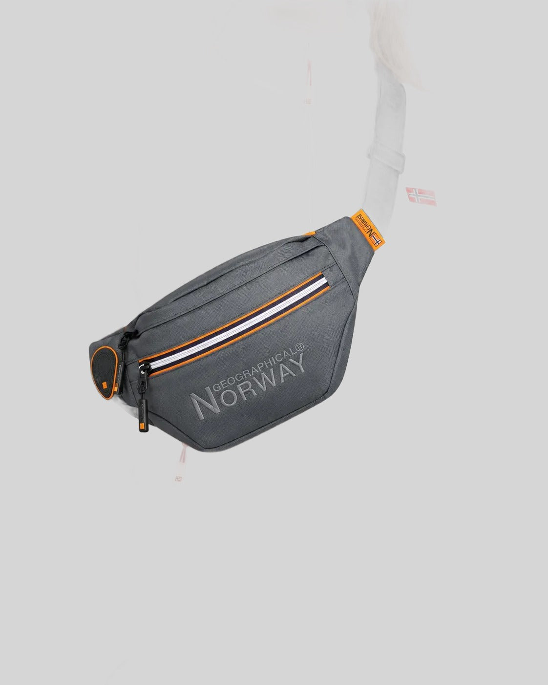 geographical-norway-sapient-bauchtasche-dunkelgrau-mit-rei-verschluss image 1