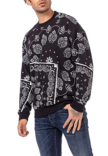redbridge-pullover-sweatshirt-paisley-gr-e-l-schwarz image 8