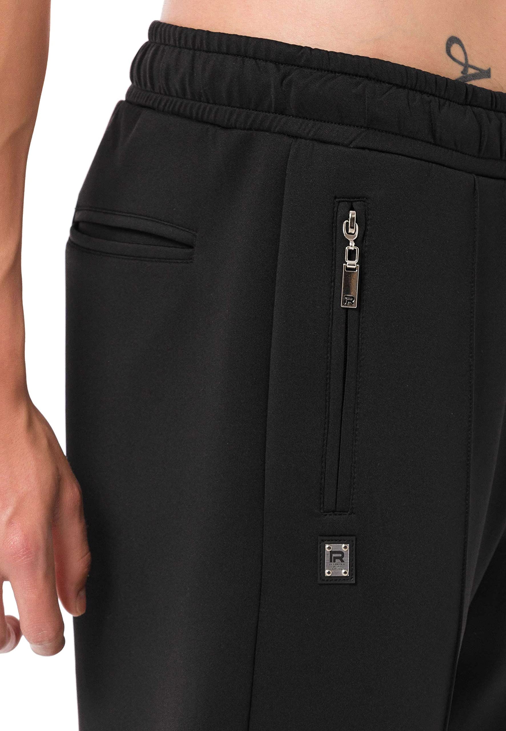 redbridge-hosen-basic-jogginghose-herren-schwarz-100-polyester image 7