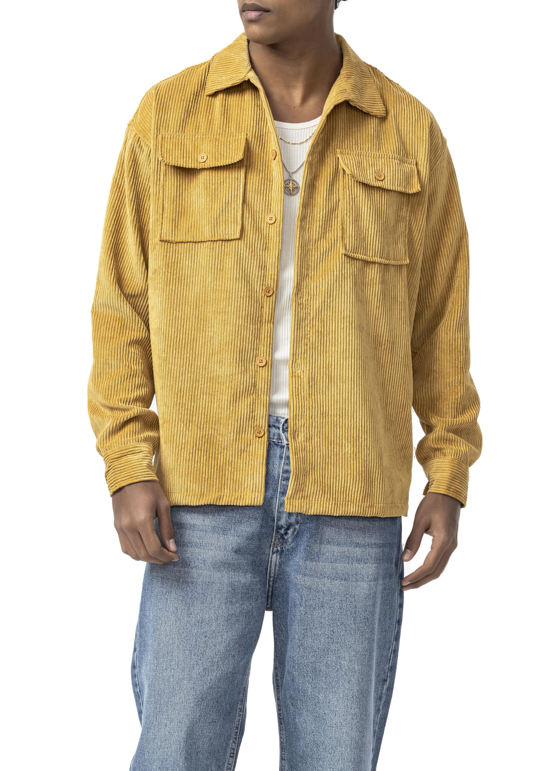 redbridge-tarz-cordhemd-overshirt-braun-mit-brusttaschen image 5