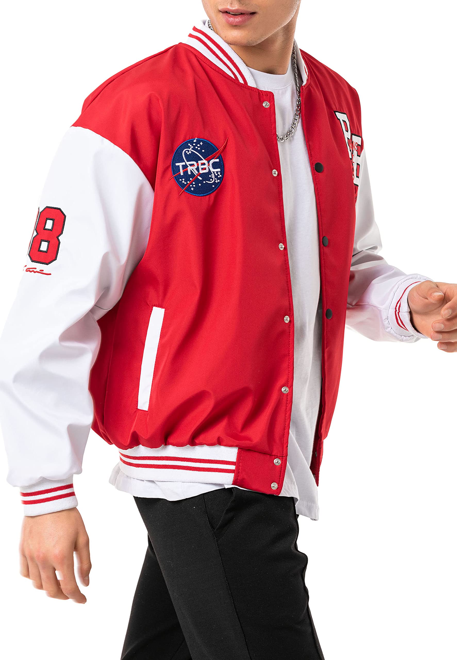 redbridge-oberbekleidung-herren-collegejacke-2-tone-schwarz-l image 4