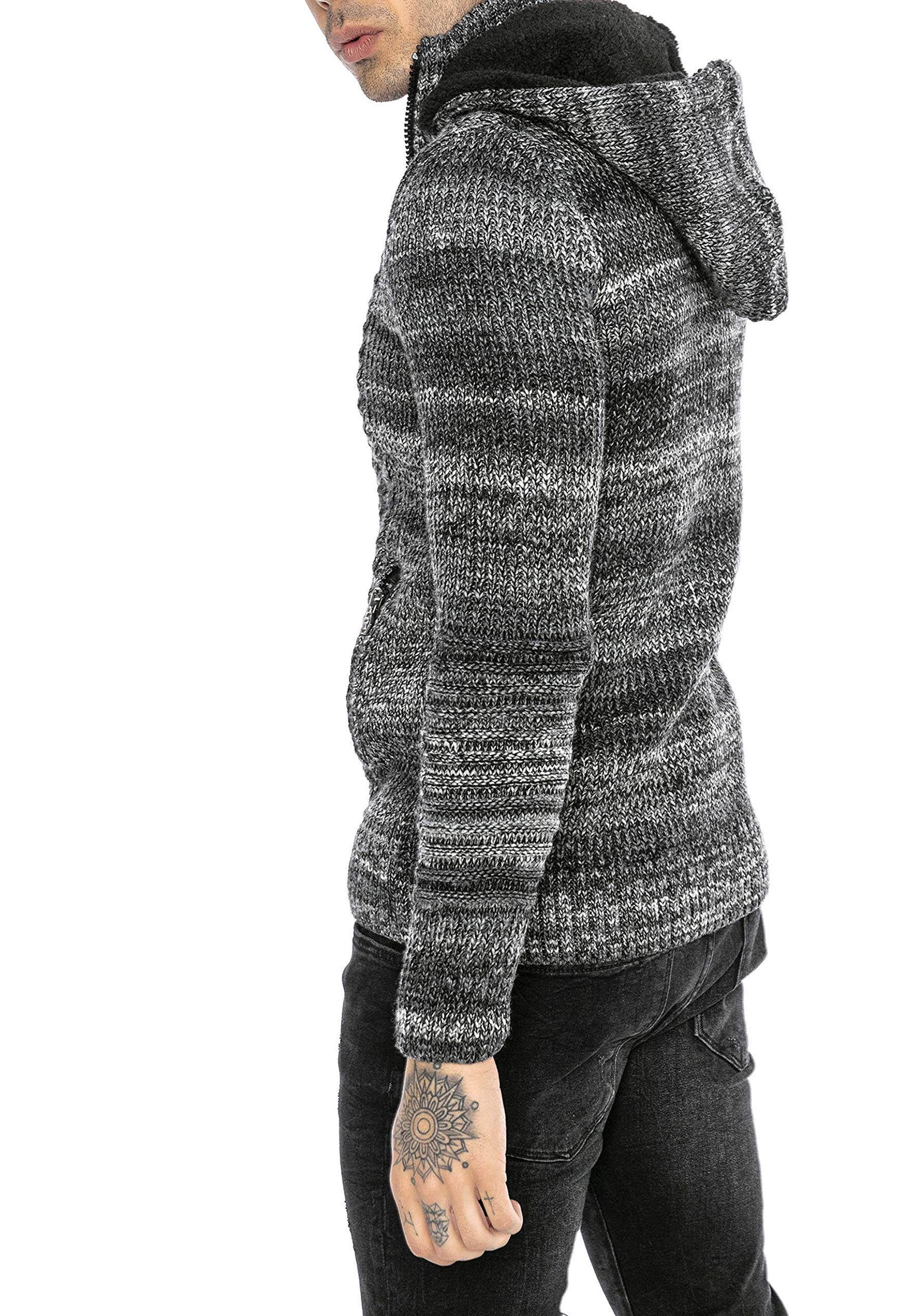 redbridge-cardigan-strickjacke-herren-mit-kapuze-rei-verschluss image 6