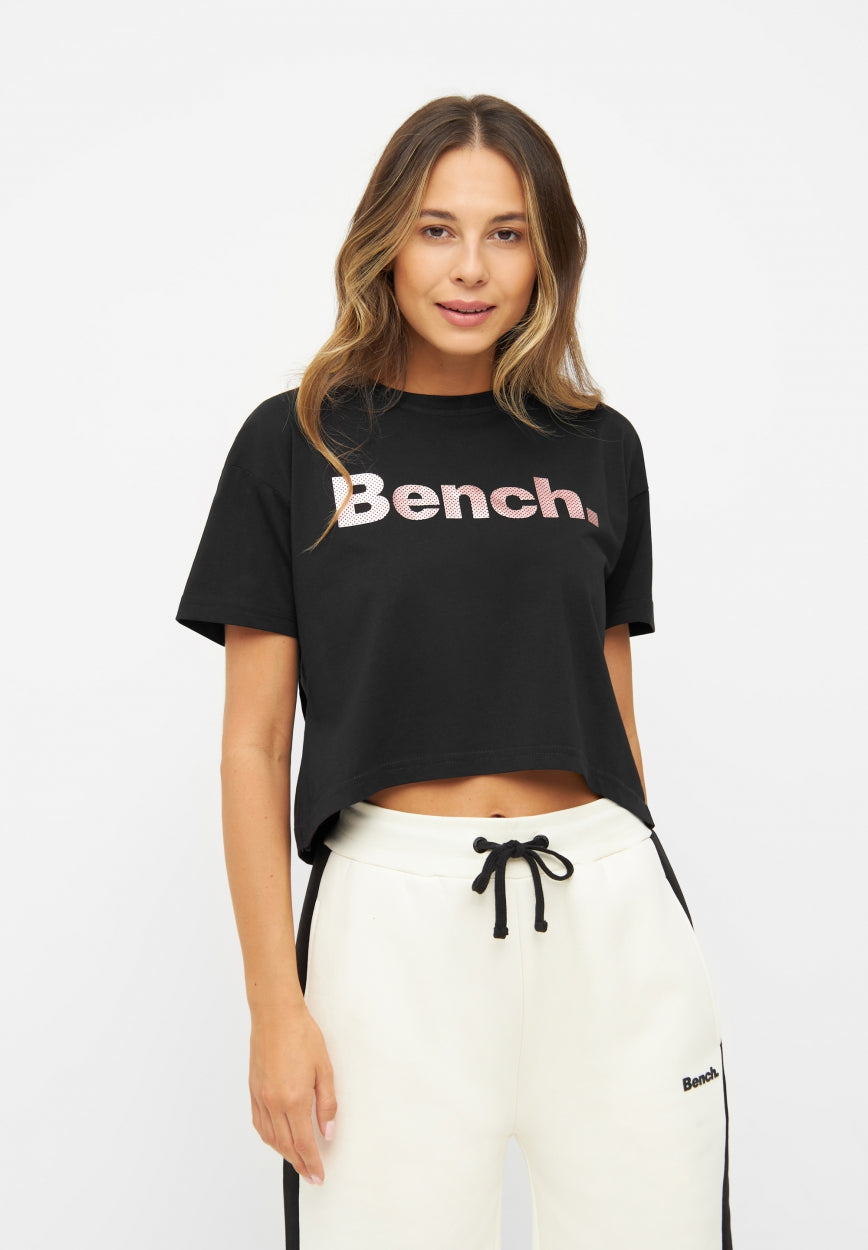 bench-eryn-crop-t-shirt-damen-baumwolle-black image 6
