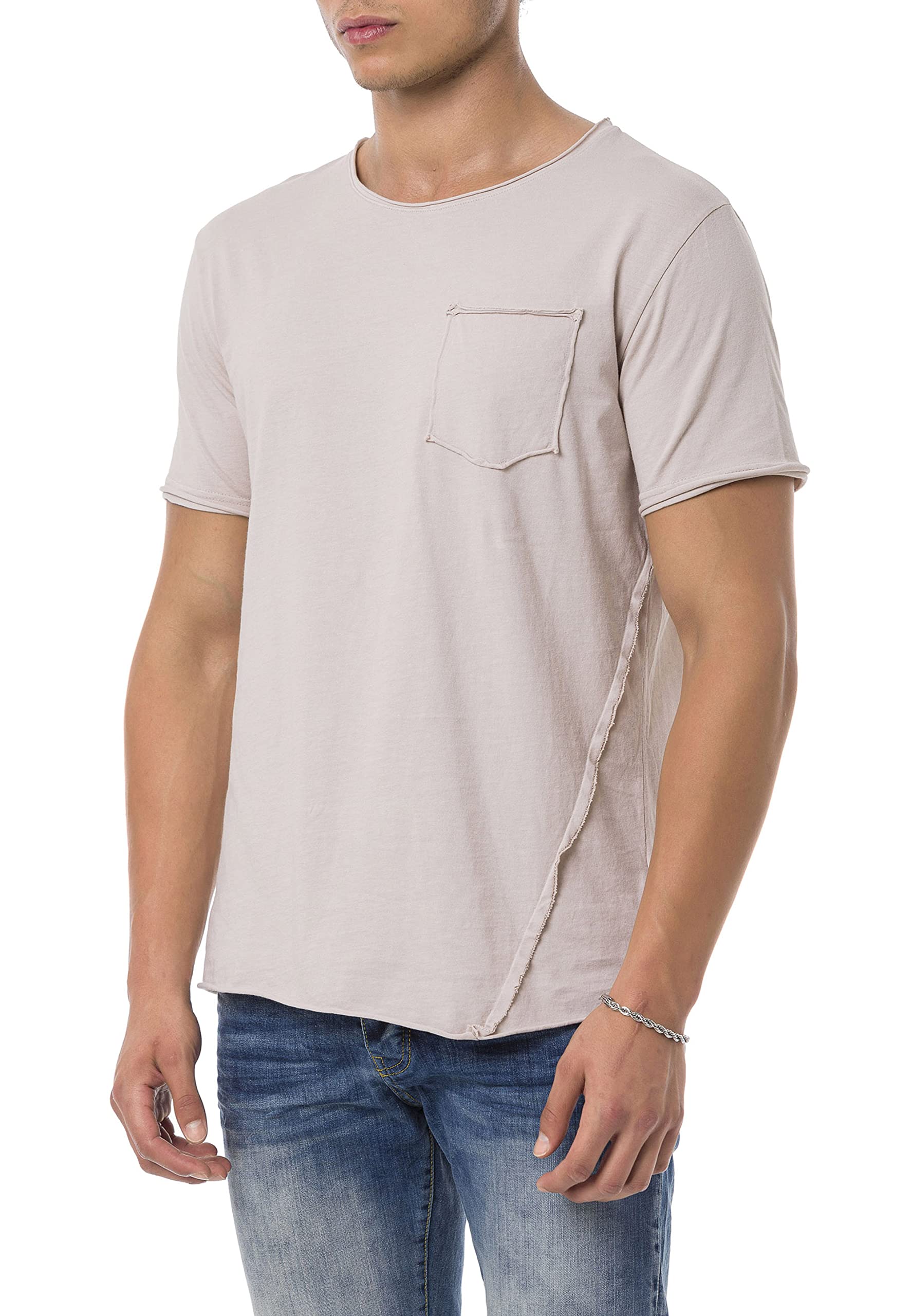 redbridge-t-shirts-asymmetric-brusttasche-schwarz image 2