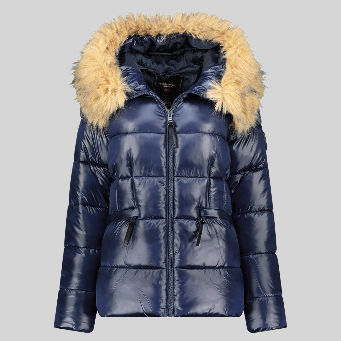 geographical-norway-dolska-parka-damen-schwarz-fellkapuze image 8