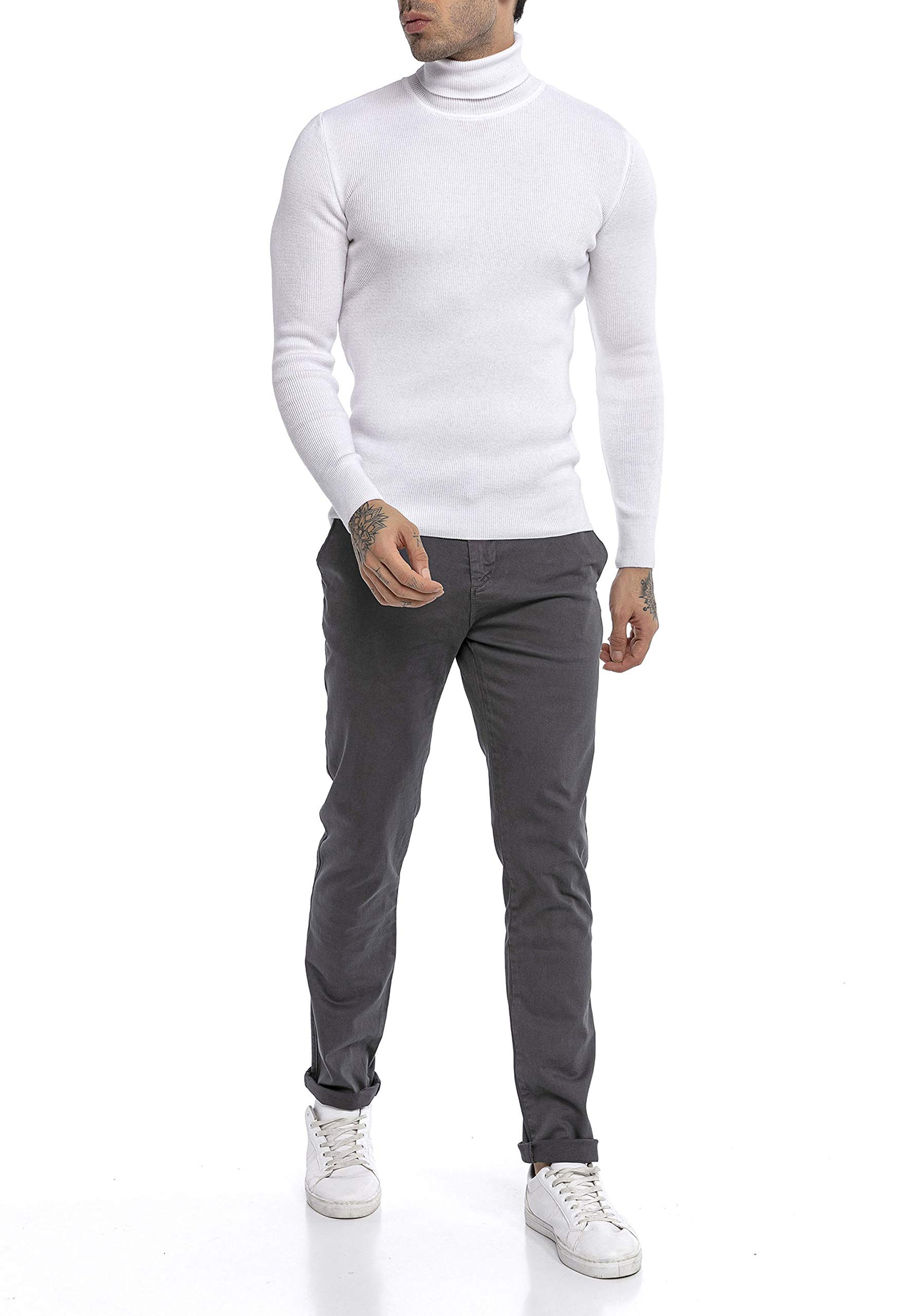 redbridge-hosen-chino-pants-straight-leg-chinohose-schwarz image 3