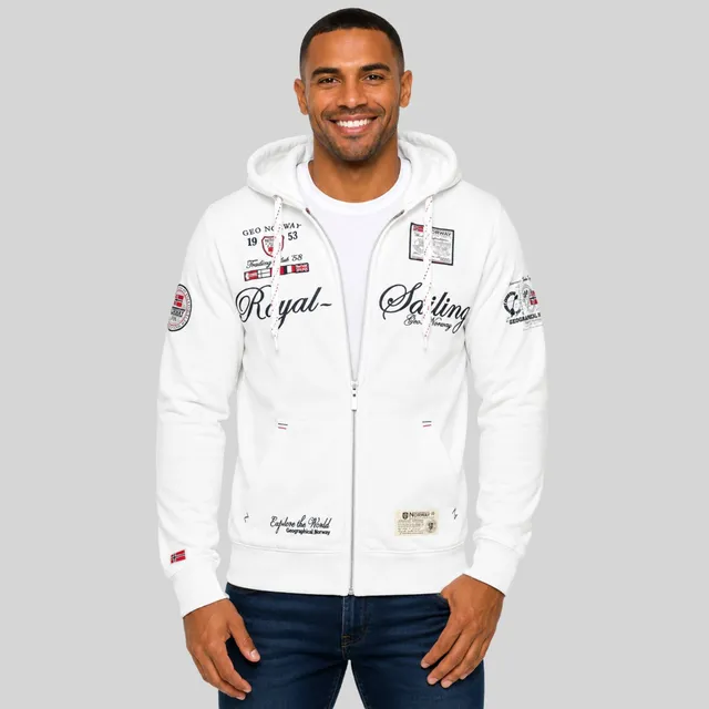 geographical-norway-fighter-herren-sweatshirt-wei-kapuze image 1
